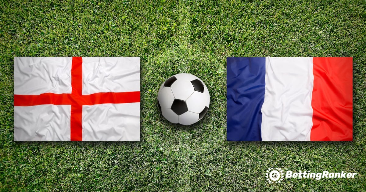 Kvartsfinal i fotbolls-VM 2022 – England mot Frankrike