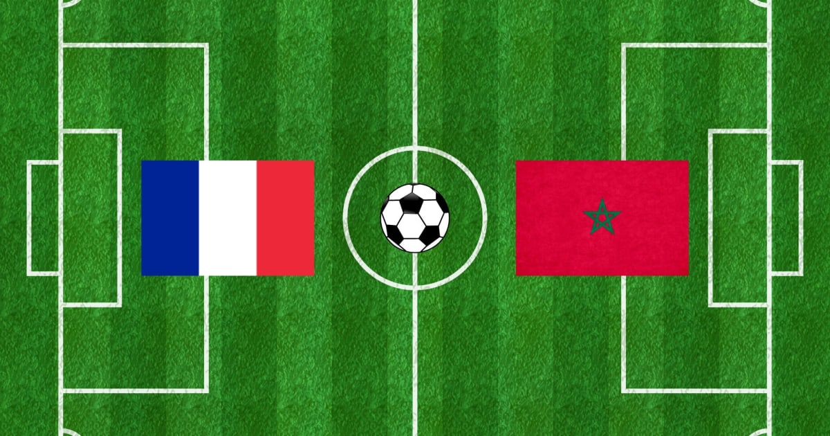 2022 FIFA World Cup semifinaler - Frankrike vs Marocko